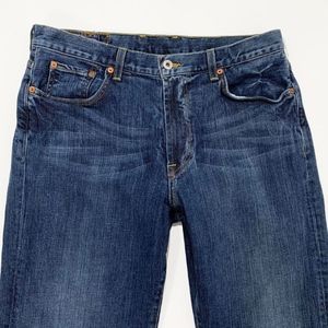 Lucky Brand Mens Jeans Sz 33/35  Bootleg Dark Wash